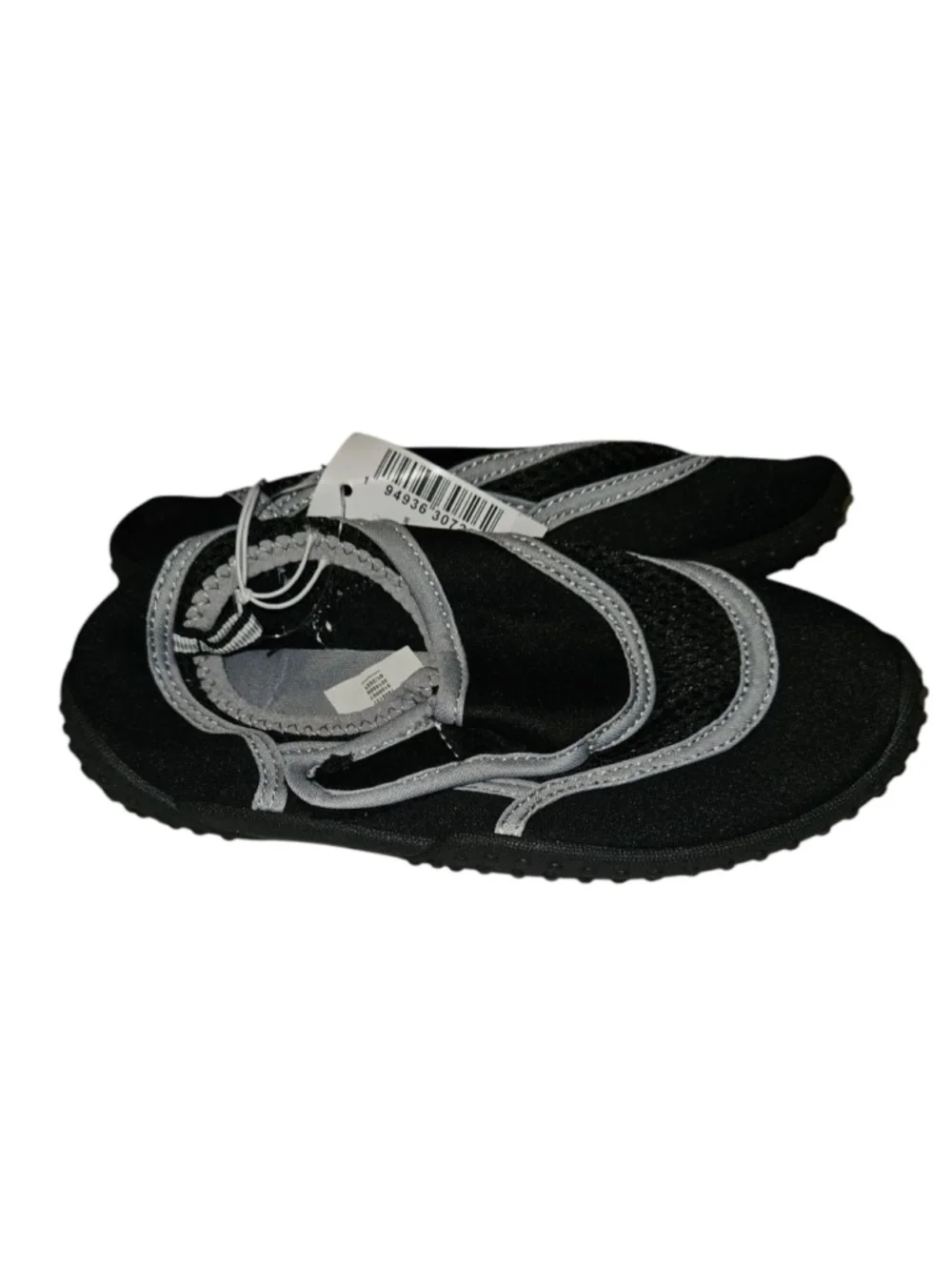Boys The Children's Place Water Shoes Size 11-12 Black Gray NEW